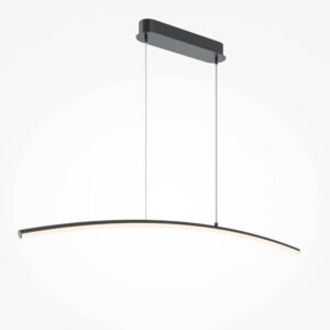Черен пендел Maytoni Curve MOD243PL-L18BK от различен ъгъл