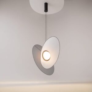 Сив LED пендел Maytoni Evolution MOD396PL-L10GR3K с включена светлина
