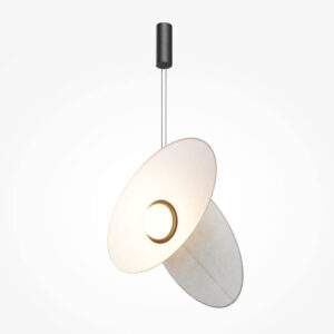LED пендел Maytoni Evolution MOD396PL-L10W3K 9W 3000K бял на светъл фон