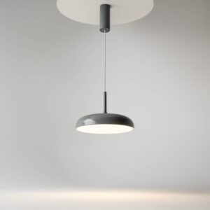 Кръглият абажур, окачването и таванната розетка на Maytoni Gerhard MOD189PL-L12GR3K1