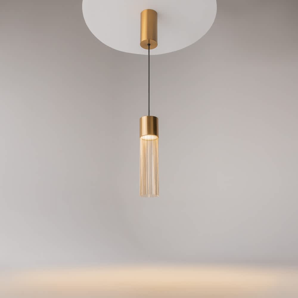 Maytoni Imaginary MOD190PL-L5G3K - златист пендел в цял ръст
