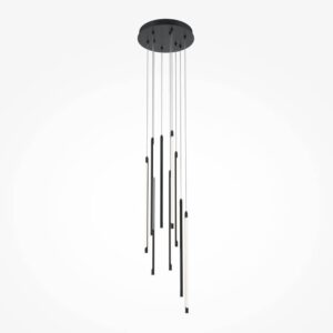 Maytoni Light stick MOD236PL-L54B3K с девет тесни светлинни елемента на различна височина