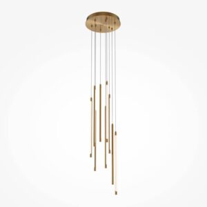 Maytoni Light stick MOD236PL-L54BS3K с девет тесни светлинни елемента на различна височина