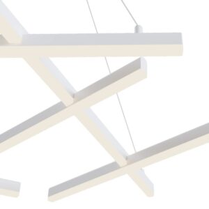 Maytoni Line MOD016PL-L75W - близък изглед на белите профили