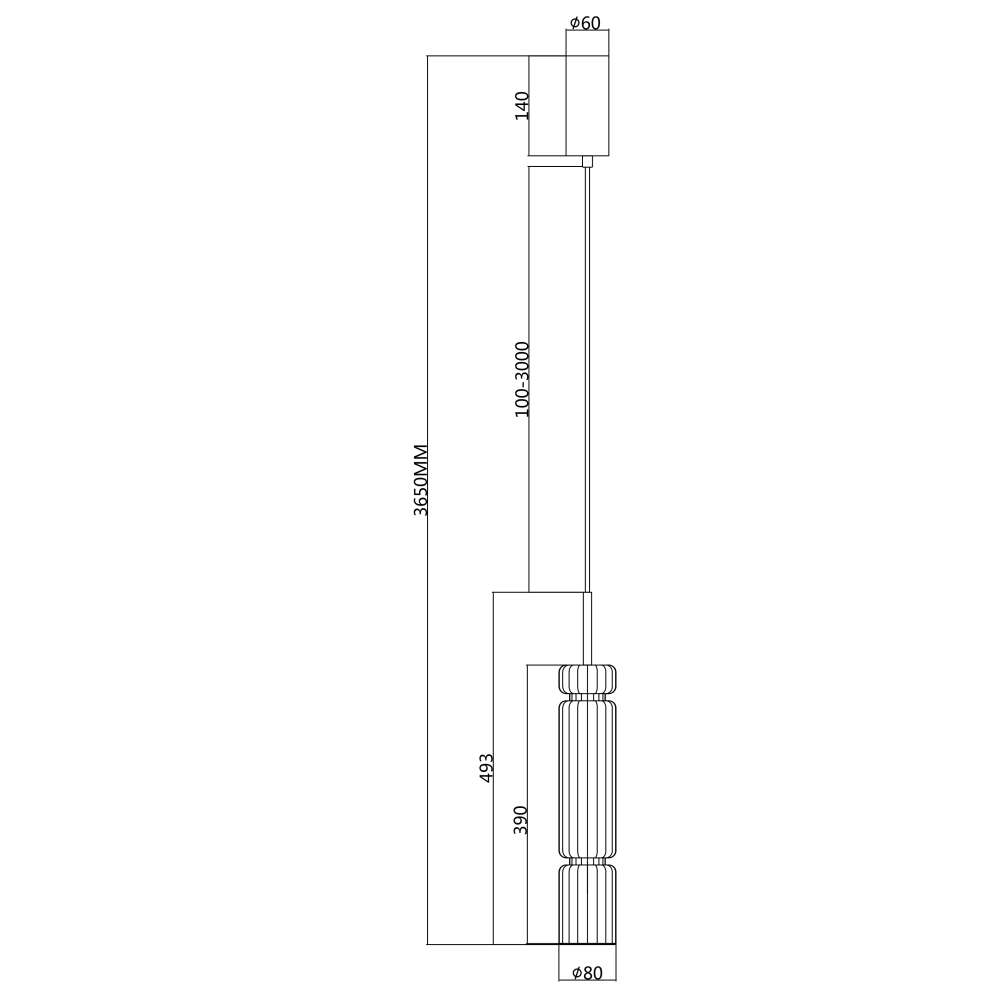 Размерна схема на Maytoni Ordo MOD272PL-L12BS3K1