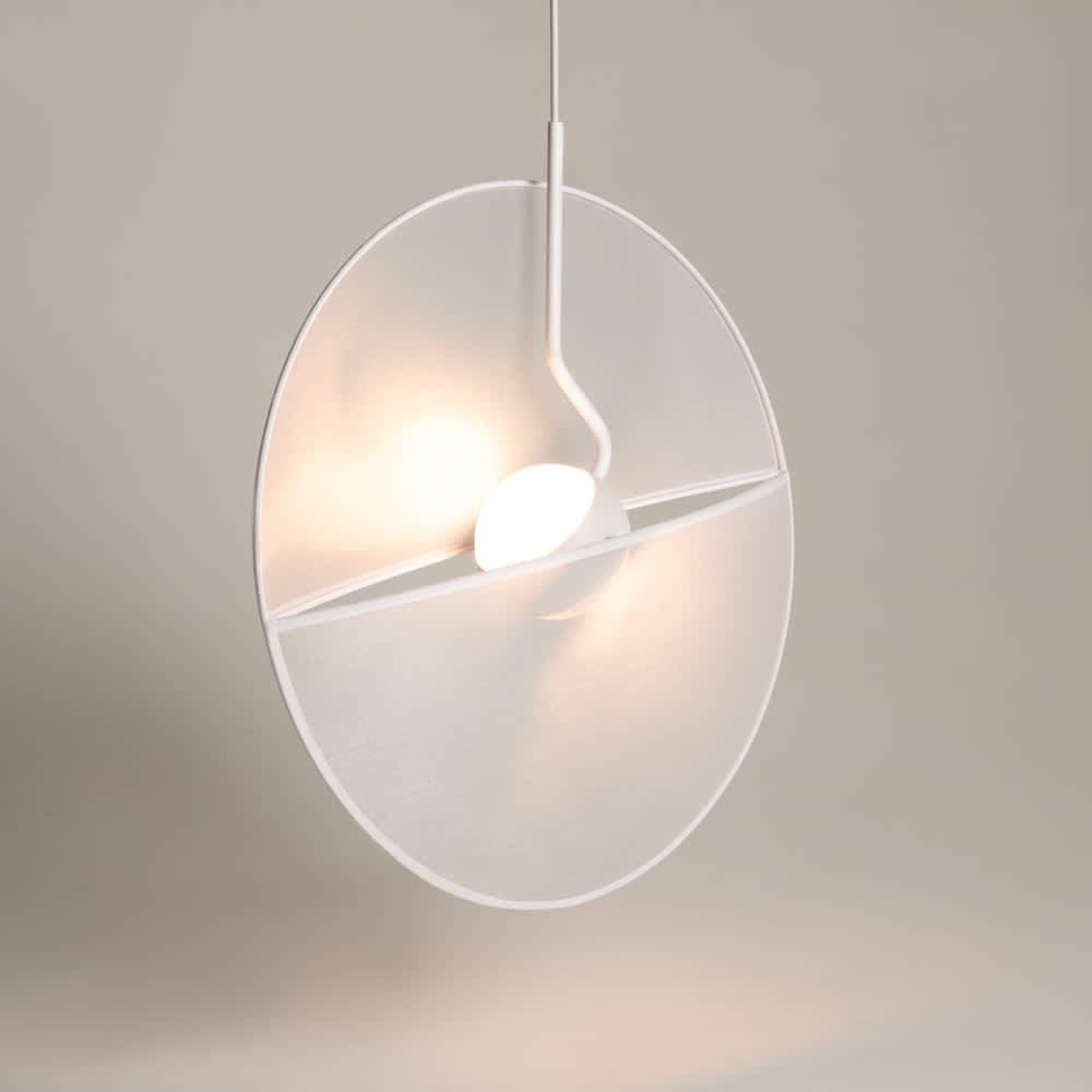 Maytoni Reflex MOD154PL-L6W3K - изглед на кръглия текстилен диск