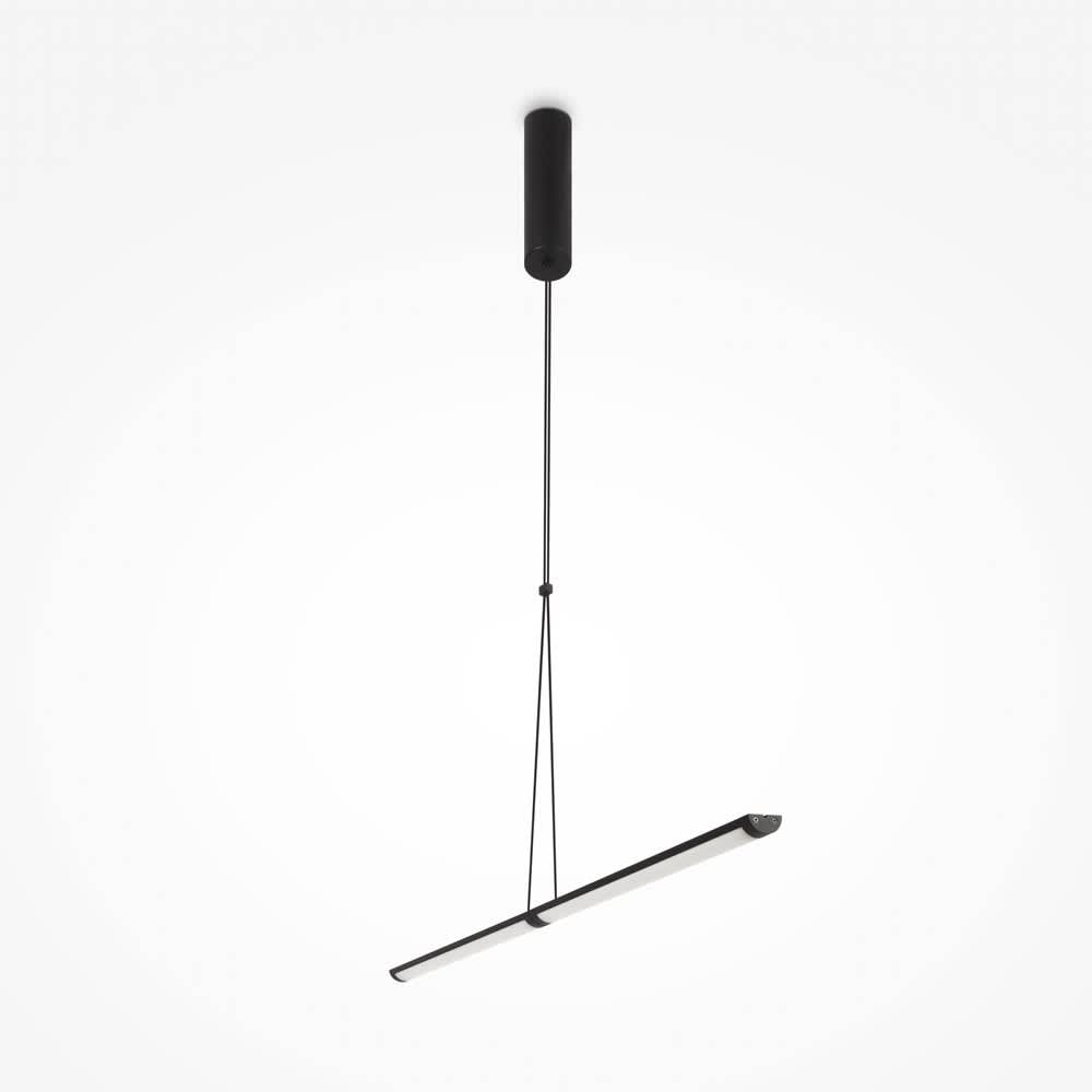 Maytoni Supersymmetry P096PL-L11BK с разгънат хоризонтален светлинен елемент