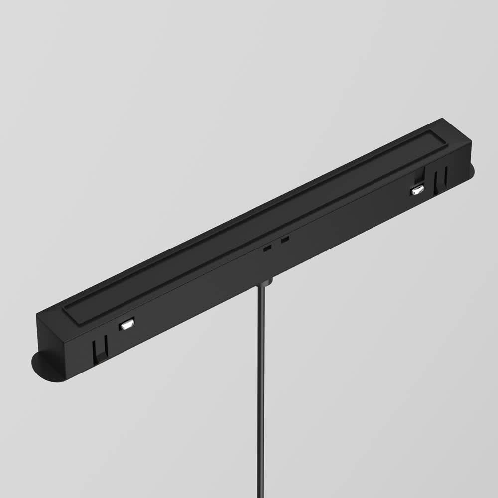 LED пендел със стъклена сфера Maytoni Exility Luna TR039-2-5W3K-1, с черен адаптер, магнитен адаптер с кабела