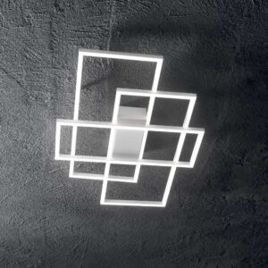 Интериор с белия вариант на модела Frame PL Quadrato - 270678 Интериор с белия вариант на модела Frame PL Quadrato