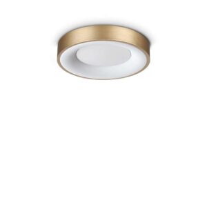 LED плафон Ideal Lux Planet PL D30 370606 15W 3000K Ø30 см месинг - основен изглед