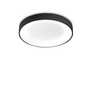 LED плафон Ideal Lux Planet PL D40 312330 20W 3000K Ø40 см черен - основен изглед