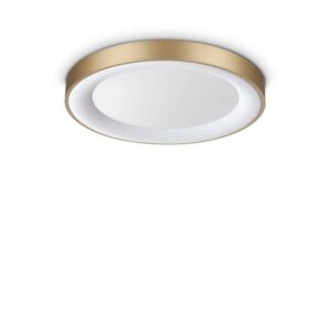 LED плафон Ideal Lux Planet PL D50 370637 25W 3000K Ø50 см месинг - основен изглед