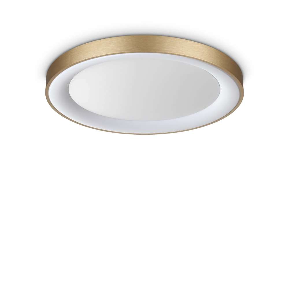 LED плафон Ideal Lux Planet PL D60 370668 29W 3000K Ø60 см месинг - основен изглед