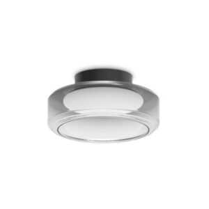 Кръгъл LED плафон Ideal Lux Topico PL D35 333014 с двоен стъклен дифузер Ø35 см