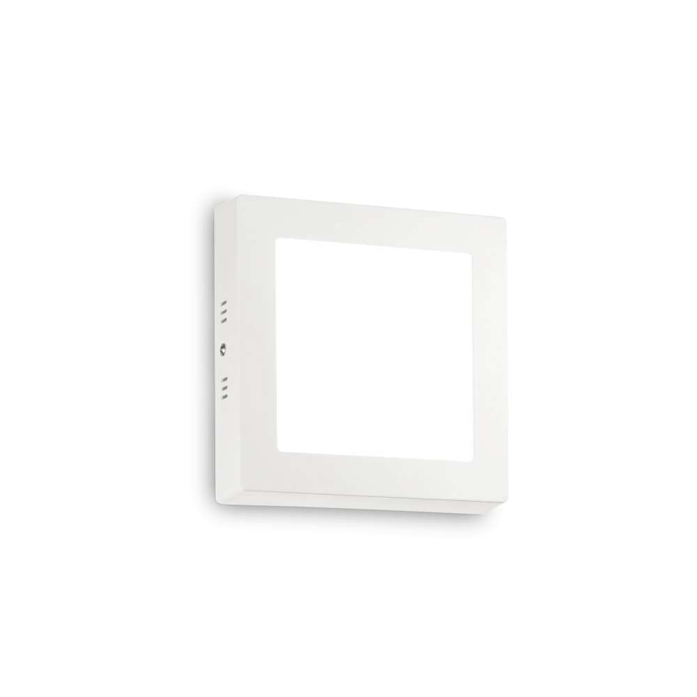 LED плафон Ideal Lux Universal PL D17 Square 321769 12W 4000K бял - основен изглед