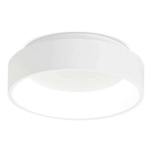 LED плафон Ideal Lux Ziggy PL D30 293776 21W 3000K Ø27.7 см бял - продуктова снимка