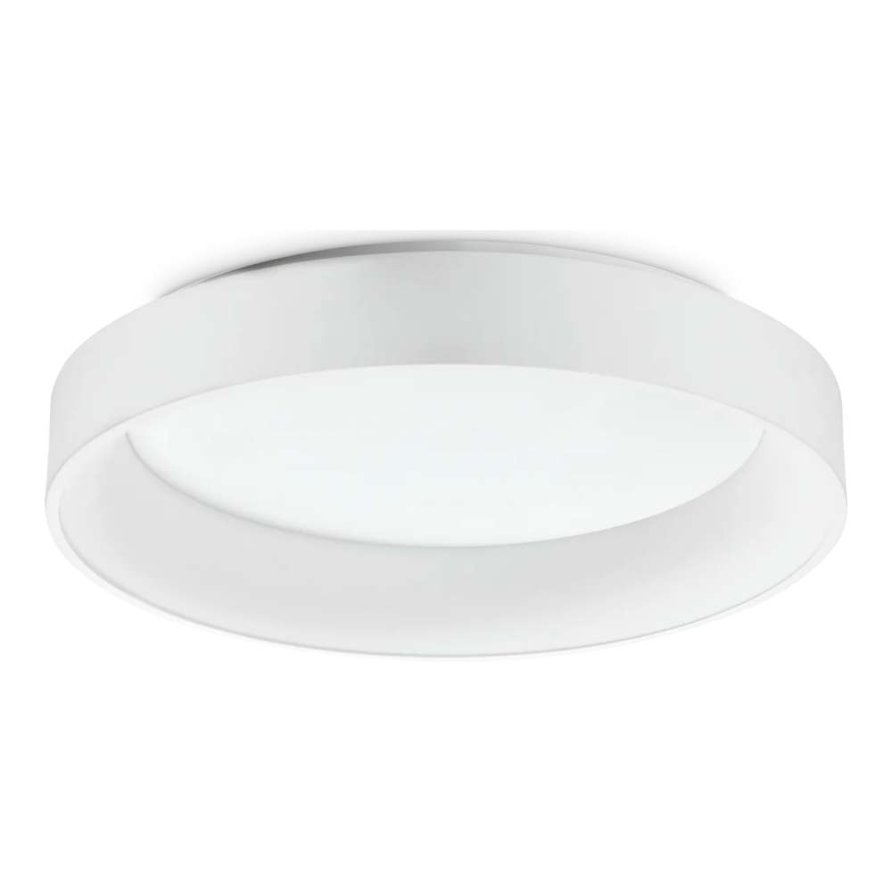 LED плафон Ideal Lux Ziggy PL D60 293790 43W 3000K Ø59.5 см бял - продуктова снимка