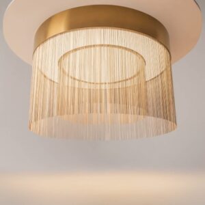 Maytoni Imaginary MOD190CL-L36G3K - златист плафон с два реда декоративни верижки