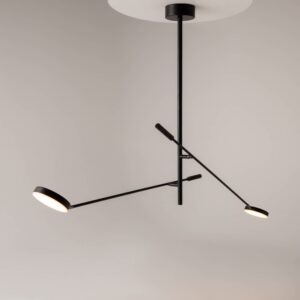 Maytoni Fad MOD070CL-L15B3K1 - черен полилей с две подвижни рамена