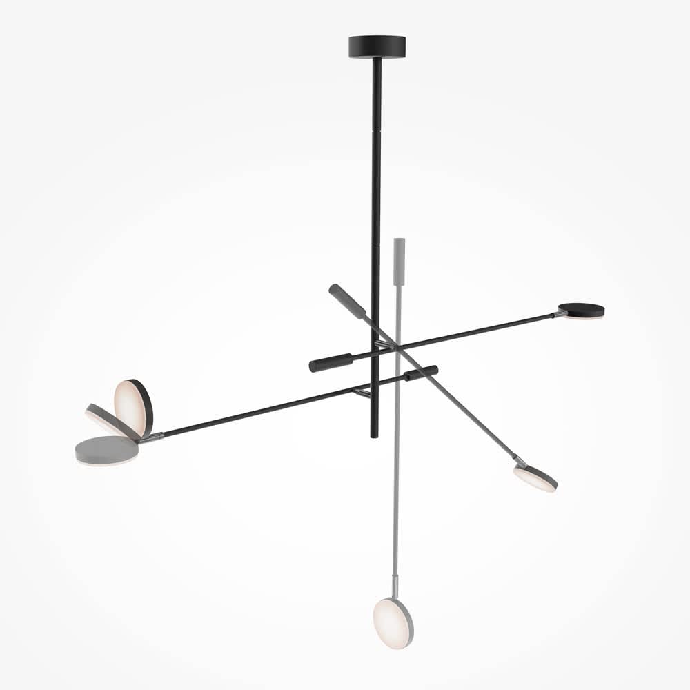 Maytoni Fad MOD070CL-L15B3K1 - различни положения на рамената и дисковете