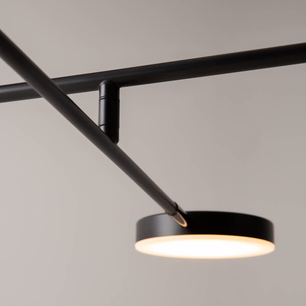 Maytoni Fad MOD070CL-L30B3K - детайл на рамото и връзката със светлинния модул