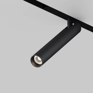 LED прожектор Maytoni Exility Focus T TR141-2-6W3K-M-B, черен, общ изглед върху релсата