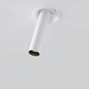 LED спот за вграждане Maytoni Focus T C140RS-L200-7W3K-W, бял, общ изглед на белия изтеглящ се спот