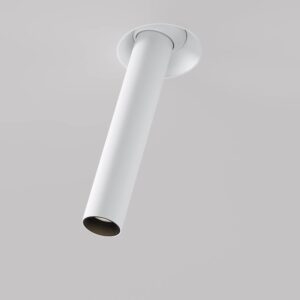LED спот за вграждане Maytoni Focus T C140TRS-L300-7W3K-W, бял, общ изглед на дългия бял спот за вграждане