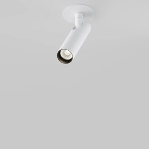 LED спот за вграждане Maytoni Focus T C141RS-L125-6W3K-W, бял, общ изглед на белия спот под наклон
