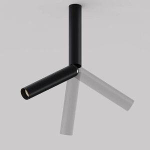 Maytoni Focus T C142CL-6W3K-B - демонстрация на завъртането LED спот за повърхностен монтаж Maytoni Focus T C142CL-6W3K-B 6W 3000K Ø3 см черен - демонстрация на завъртането