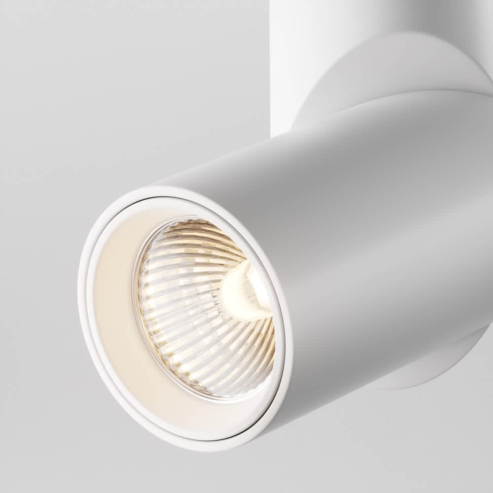 LED луна за вграждане Maytoni Dafne C027CL-L10W, бял, детайл на светлинната част