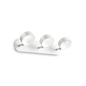 LED спот лампа Ideal Lux Oby PL3 196701 18W 3000K бяла - основен изглед