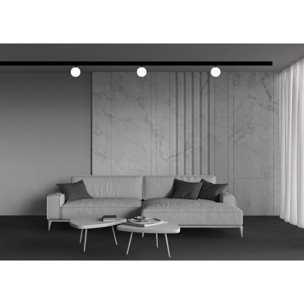 SMART LED лампа със стъклена сфера Maytoni Exility Luna TR038-4-5W3K-WW-DS-1, с черен адаптер, осветителни тела Luna в хол