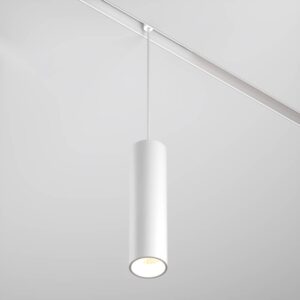 SMART LED пендел Maytoni Exility Focus LED TR041-4-12W3K-M-DS-W, бял, общ изглед върху релсата