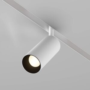 SMART LED прожектор Maytoni Exility Focus LED TR032-4-12W3K-S-DS-W, бял, общ изглед върху релсата