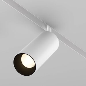 SMART LED прожектор Maytoni Exility Focus LED TR032-4-20W3K-S-DS-W, бял, общ изглед върху релсата