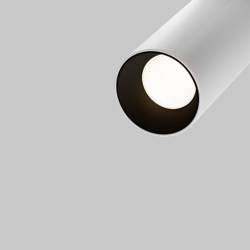 SMART LED прожектор Maytoni Exility Focus LED TR032-4-5W3K-S-DS-W, бял, детайл на светещата част