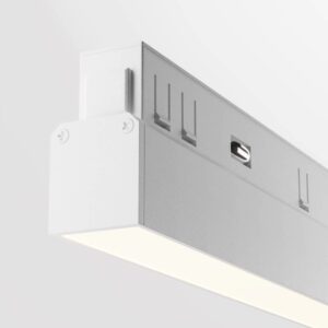 SMART линейна LED лампа Maytoni Exility Basis TR030-4-12W3K-WW-DS-W, бяла, детайл на светещата част
