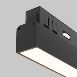SMART ъглова LED лампа Maytoni Exility Basis TR102-24W-DS-B-1, черна, детайл на светещата част
