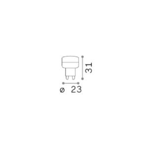 LED крушка G9 Fumagalli 270104 – 1.7W, 3000K, 150lm, CRI 80