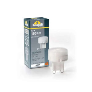 LED крушка G9 Fumagalli 270111, 1,7 W, 4000 K, 150 lm, CRI > 80
