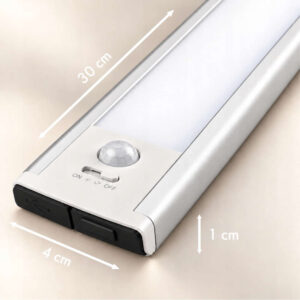 LED лампа на батерия LVT 0972 Kumo – 2 W, 265 lm, 4000 K, PIR сензор, USB-C, 30 см