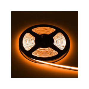 COB LED лента ACA Lighting 24105CORHS, оранжева светлина, 24VDC, 10,5W/m, IP65, 8 мм, ролка 5 м