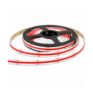 Червена COB LED лента ACA Lighting 24105CRHS, 24V DC, 10,5W/m, IP65, ширина 8 мм, 480 LED/m, ролка 5 м