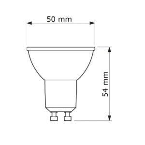 LED луничка LEDVANCE Performance GU10 5,6 W, 4000 K, 620 lm, 120°
