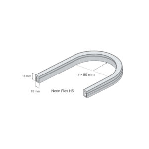 RGB LED неон Bergmen Neon Flex HS – 24 V DC, 14 W/m, 183 lm/m, IP67, 5 m