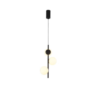 LED пендел ACA Lighting Ball OKN96163BK черен, 15 W, 1650 lm, 3000 K