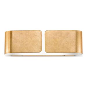 Ideal Lux Clip AP2 Small 088266 - аплик с златисто метално тяло