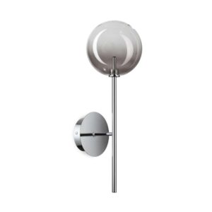 Аплик Ideal Lux Equinoxe AP01 345338 - хромирано тяло и опушено стъкло