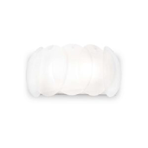 Аплик Ideal Lux Ovalino AP2 038025 с припокриващи се кръгли плочки от матирано бяло стъкло